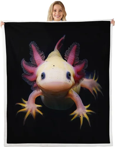 Vista 30 de Erosebridal Manta de franela sherpa de unicornio para niñas, bonito estampado de unicornio, manta de animales mágicos, morado, 40 x 50 pulgadas