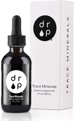 Vista 2 de Drop Supplements - Gotas de electrolitos orgánicos de minerales traza y vitamina B12, 2500 mcg, paquete de gotas líquidas de 2 onzas