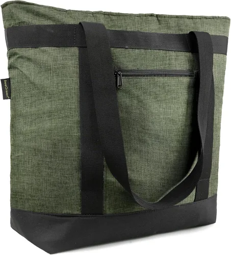 Vista 22 de BeeGreen Bolsa térmica térmica suave para comestibles, compras, playa, viajes, almuerzo, plegable, a prueba de fugas, enfriadores de hielo grandes
