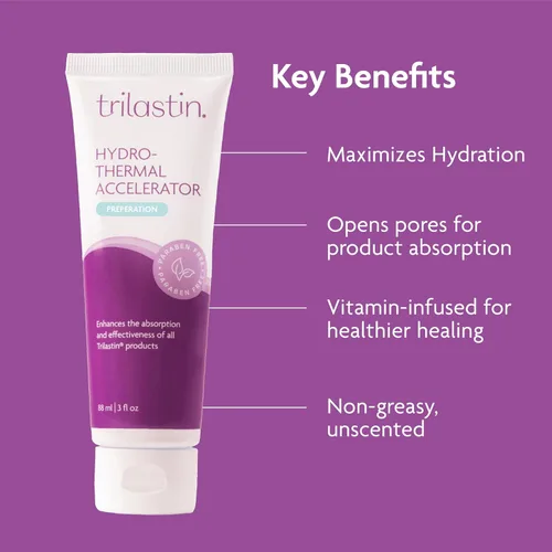 Vista 5 de TriLASTIN Acelerador Hidrotérmico - Hidratante (3oz / 88ml) Suero para la Piel Infundido con Vitaminas Cuidado de la Piel durante el Embarazo