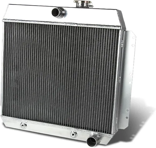 Vista 11 de DNA Motoring RA-CHEVYT47-3 - Radiador de aluminio completo de 3 filas compatible con modelos 47-54 Pickup/Suburban L6, 19.75 x 20.75 x 2.25