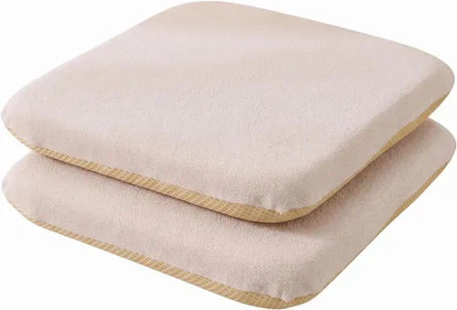 Vista 16 de Cojines cuadrados antideslizantes para silla, almohadillas de espuma Azul