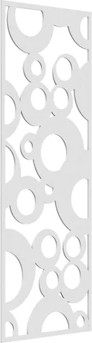 Vista 139 de 9 3/8"W x 24 3/8"H x 1/4"T Farwell Decorativos Paneles de Pared de Madera Calado, Hickory