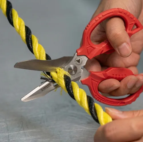 Vista 6 de VAMPLIERS vSHEARS: Tijeras multiuso de 6.3 pulgadas. Tijeras combinadas de cuchillas multiusos 4 en 1, cuerpo de acero inoxidable japonés de primera