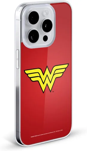 Vista 2 de Head Case Designs Funda de gel suave con licencia oficial de Wonder Woman DC Comics Classic Logos compatible con Apple iPhone 7 Plus/iPhone 8 Plus