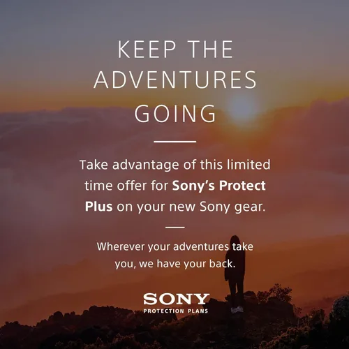 Vista 7 de Sony Protect Plus 2 Year Plan for Cameras and Lenses ($2000-$2999.99) [Activation required]
