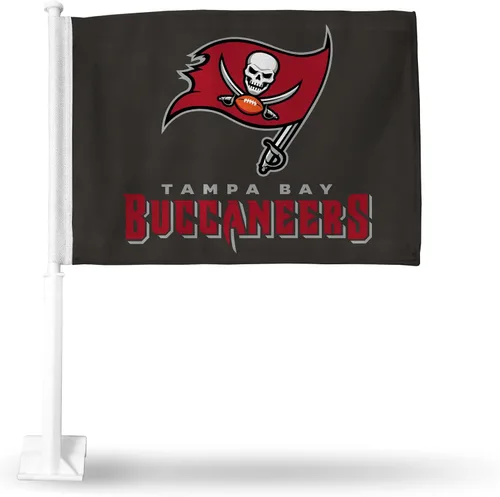 Vista 24 de Rico Industries NFL Double Sided Car Flag - 16" x 19" - Strong Pole That Hooks onto Car/Truck/Automobile