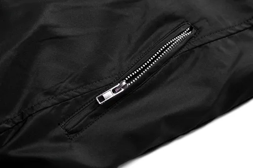 Vista 7 de Tanming Chaqueta bomber Softshell casual de corte ajustado y ligera con cremallera para hombre