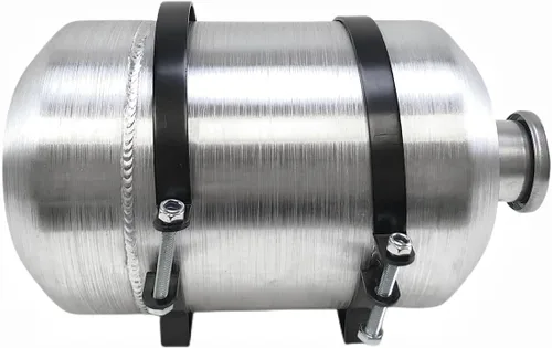 Vista 2 de JSD - Tanque de gasolina vertical de aluminio de 2 1/2 galones, 8 x 12, tanque de combustible, salida de 1/4 NPT para GO-Kart, mini bicicleta