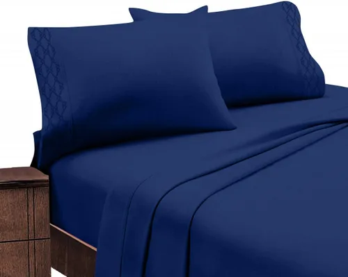 Vista 6 de Home Sweet Home - Juego de ropa de cama transpirable extra suave y resistente a las arrugas, juego de sábanas de 4 piezas con bolsillo profundo