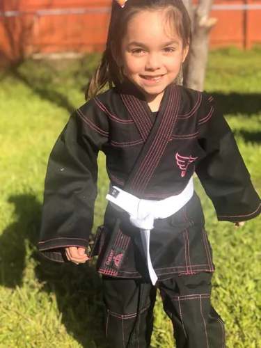 Vista 5 de Jayefo JIU Jitsu GI para niños y niñas IBJJF Legal BJJ ligero suave preencogido para niños y jóvenes sin MMA cinturón blanco