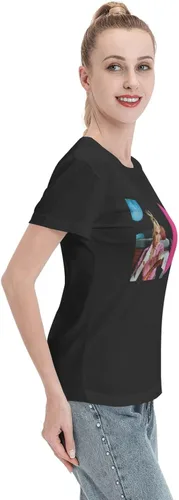 Vista 5 de Womens T Shirts Tops Lightweight Short-Sleeve Crew Neck Tees Clothes