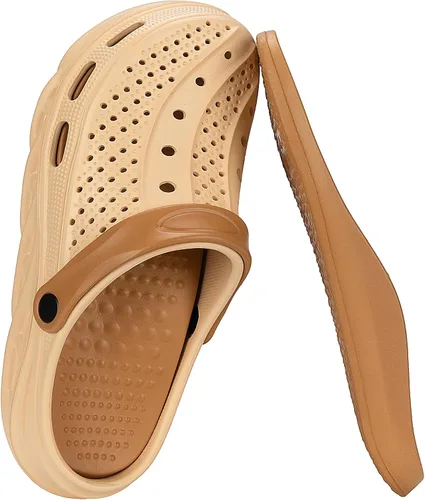 Vista 8 de Zuecos con forro de piel para mujer y hombre, pantuflas cálidas y mullidas, zapatos de jardín de invierno, sandalias para interiores y exteriores