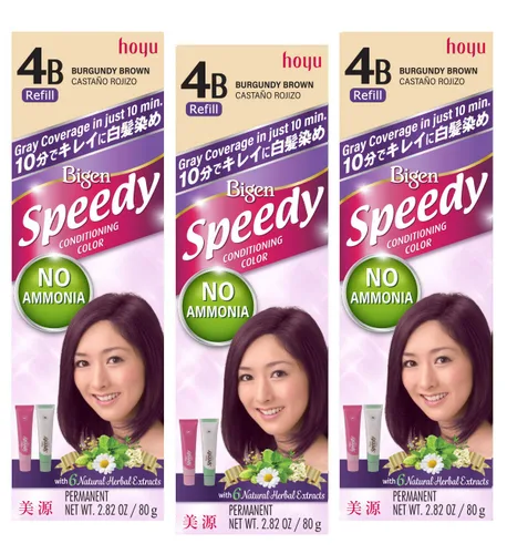 Vista 9 de Bigen Recambio de color Speedy Conditioning: 4A Ash Brown - Paquete de 3