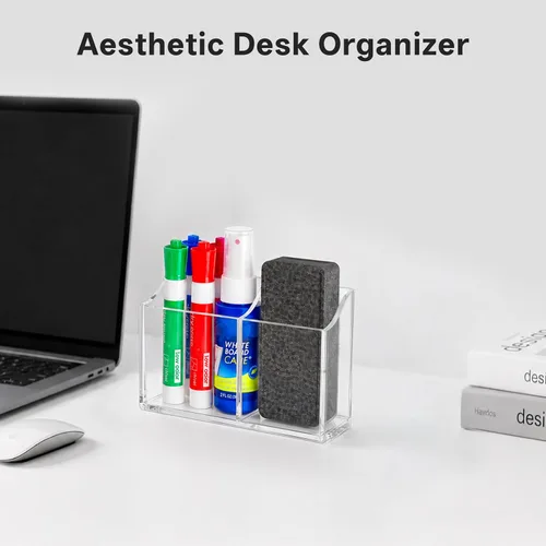 Vista 7 de HBlife Magnetic Dry Erase Marker Holder for Whiteboard Fridge Locker