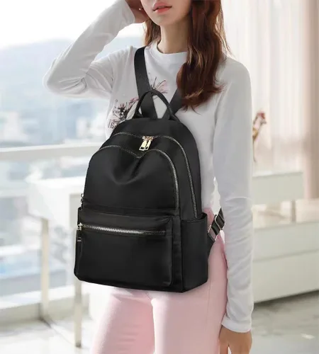 Vista 8 de go-done Mochila para mujer, Negro1, Moda