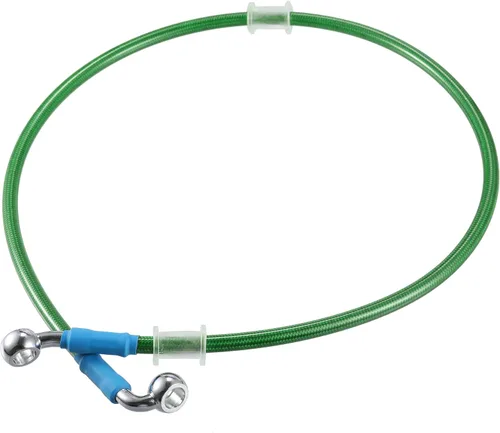 Vista 10 de X AUTOHAUX 31.5 in AN3 M10 Línea de freno hidráulico para coche, manguera de aceite, 28 ° 90 ° acero inoxidable para coche, motocicleta, motocross