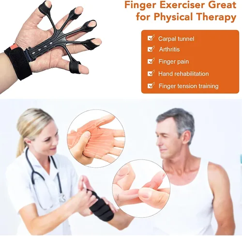 Vista 4 de Entrenador de agarre para manos – Gripster 2025 Actualizado Entrenador de fuerza de dedo grueso, más ergonómico y duradero Gripster Entrenador