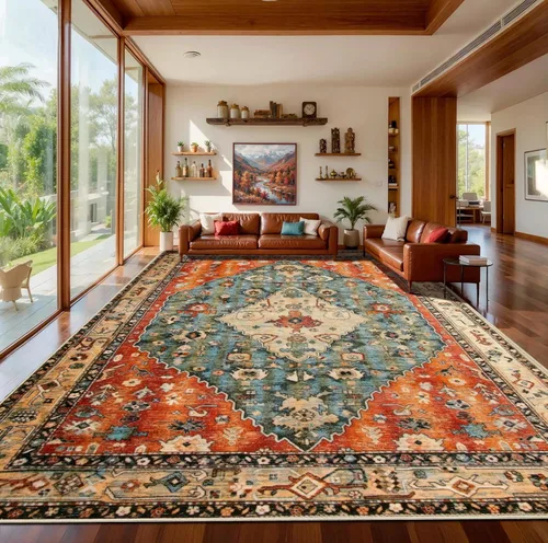 Vista 377 de SERISSA - Tapetes florales vintage, antideslizante, lavable, pequeño, ultrasuave, bohemio, de pelo bajo, para entrada, interiores, habitación