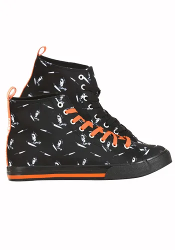 Vista 7 de Zapatos Altos de Halloween Adulto Michael Myers Multicolor
