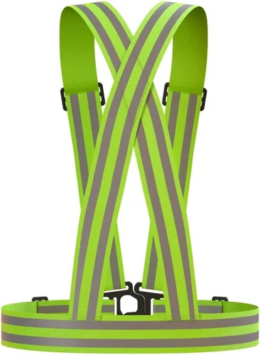 Vista 8 de Reflective Vest (2 Pack) Lightweight, Adjustable & Elastic Safety Vest for Running, Jogging, Walking, Cycling