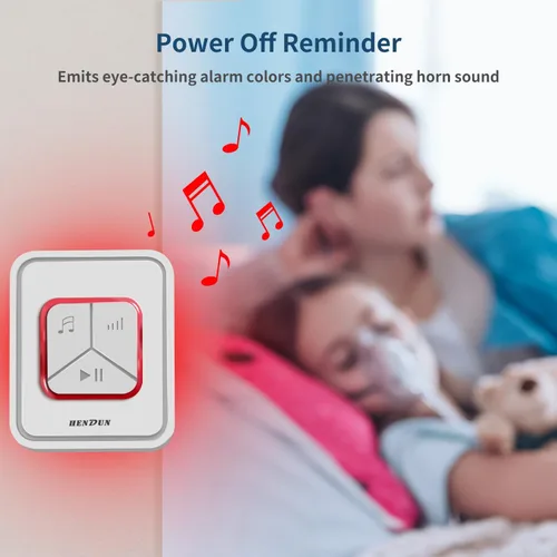 Vista 8 de Hendun Alarma de Falla de Energía, Detector Alertador de Falla de Circuito GFCI, Recordatorio Inteligente de Corte de Energía para Congelador