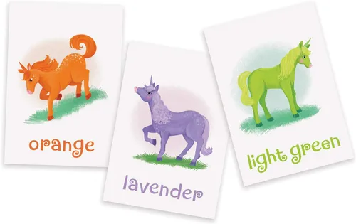 Vista 4 de Peaceable Kingdom Puzzle de unicornio y juego de coincidencias