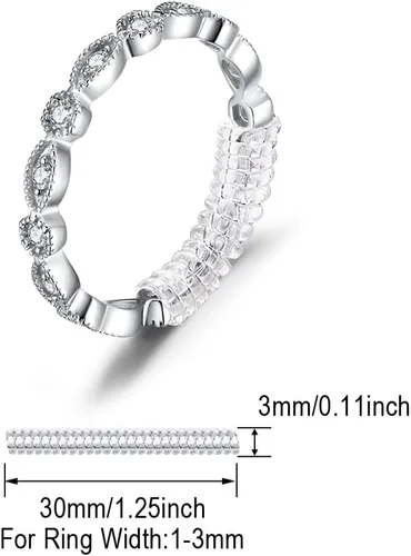 Vista 5 de JewelryPalace Anillos de plata de ley 925 chapados en oro de 14 quilates para mujer, anillos de promesa de circonita cúbica para ella, anillos