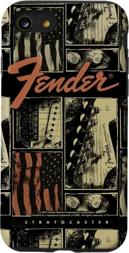 Vista 18 de Fender Funda vintage Stratocaster Americana Distressed Collage para iPhone 17