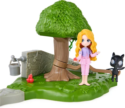 Vista 7 de Wizarding World Harry Potter, Magical Minis - Set de figuras de Cho Chang y George Weasley con 2 accesorios para muñecas, juguetes para niños de 6