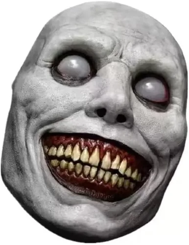 Vista 3 de Máscara aterradora de Halloween para adultos, realista y duradera, de látex natural, espeluznante, máscara de terror para fiesta de cosplay