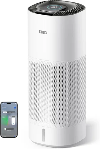 Vista 8 de DREO Humidificador Evaporativo Inteligente para Habitación Grande hasta 1000 pies², Humidificador de Aire de Alta Salida 800ml/h para Dormitorio