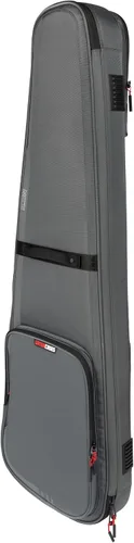 Vista 26 de Gator Cases ICON Series Premium - Bolsa de concierto resistente a la intemperie para guitarras de estilo semihueco; con tiradores de cremallera