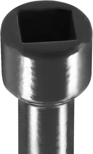 Vista 3 de Jiozermi 3 llaves multifuncionales de 4 vías, color negro Llave de fontanería, llave cuadrada triangular, llave de apertura para caja de medidor