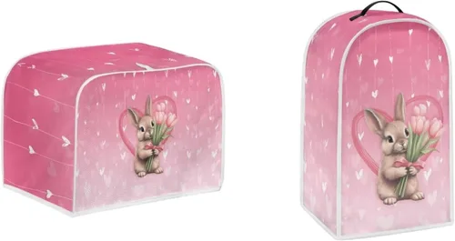 Vista 11 de Cubiertas para tostadoras de murciélagos de 2 rebanadas, protectores decorativos a prueba de polvo, cubiertas de tostadora, resistentes a