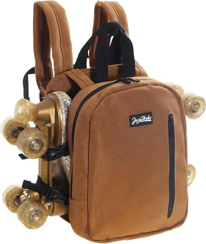 Vista 14 de JajaHoho Bolsas para patines de ruedas para mujeres y hombres, mochila multifuncional deportiva para patines de ruedas, patines de hielo, patines