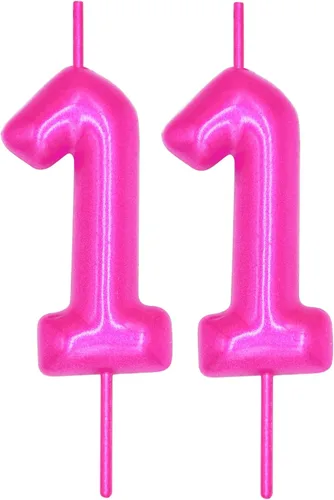 Vista 237 de DERVENTA Vela con números de 2.36 pulgadas, decoración perfecta para cumpleaños, brunch, postre, pastel, 1 pieza (número 0 rosa)