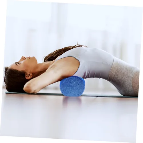 Vista 8 de Foam Yoga Roller High-Density Muscle Massage Column for Fitness Muscle Relaxation Household Yoga Supply for Body Awareness Postural Balance