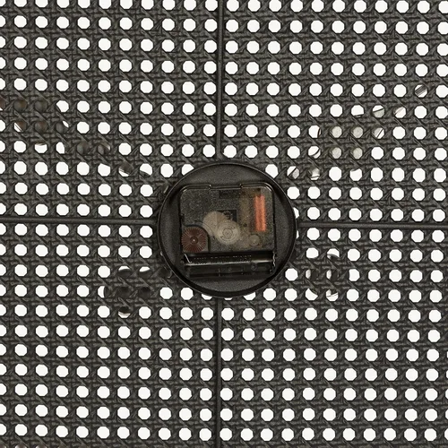 Vista 7 de CosmoLiving by Cosmopolitan Reloj de pared de metal con números dorados, 32" x 1" x 32", negro