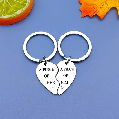 Vista 6 de Boyfriend Husband Gifts from Girlfriend Wife Couples Keychain for Women Men