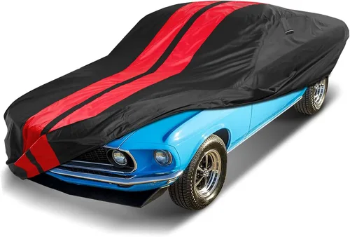 Vista 17 de iCarCover Funda de automóvil personalizada de alta calidad para Ford Capri 1962-1986, resistente, impermeable, para todo tipo de clima, lluvia