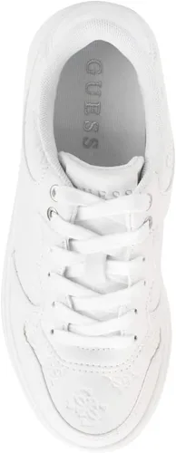 Vista 4 de GUESS US Cleva Logo - Tenis bajos para mujer, Wht Floral