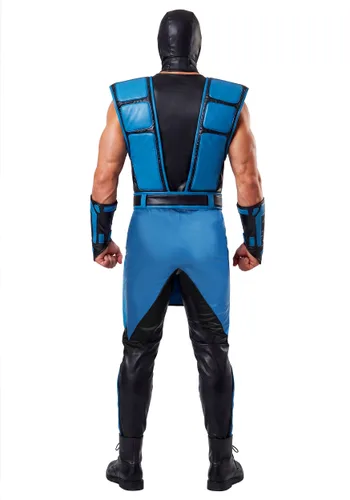 Vista 6 de Disfraz de Sub-Zero para Hombre de Mortal Kombat Multicolor