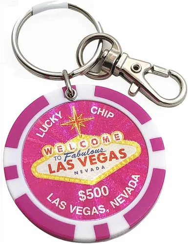 Vista 5 de Llavero Las Vegas, Ficha de Poker de la suerte