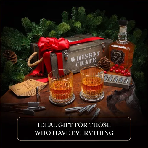 Vista 6 de Royal Reserve - Juego de regalo de piedras de whisky Bullet Vasos de bourbon hechos a mano, posavasos, caja – Regalos de whisky para hombres