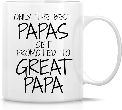 Vista 15 de Retreez - Taza divertida con texto en inglés "No. 1 Dad", 325 ml, tazas de cerámica, mensajes divertidos, sarcásticos, motivacionales, regalos