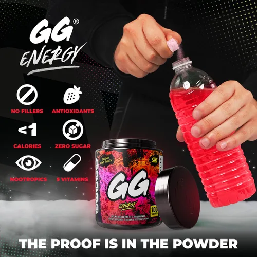 Vista 4 de Gamer Supps GG® Energy - Ponche de Pitahaya (100 Porciones) - Energía de Juego Amigable con Keto y Mezcla Nootrópica, Sin Azúcar + Cafeína Orgánica