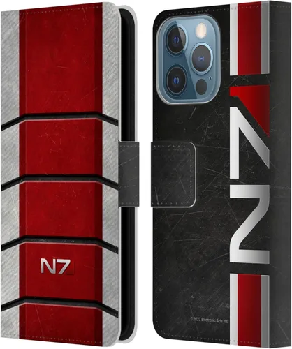 Vista 75 de Head Case Designs Funda de piel con licencia oficial de EA Bioware Mass Effect Cerberus Logo Graphics tipo cartera compatible con Apple iPhone 11