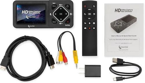 Vista 6 de ClearClick Caja de captura de video HD Ultimate - Captura y transmite video desde HDMI, RCA, VHS, VCR, DVD, videocámaras, Hi8