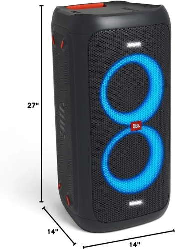 Vista 11 de JBL PartyBox 100 - Altavoz portátil inalámbrico Bluetooth de alta potencia para fiestas